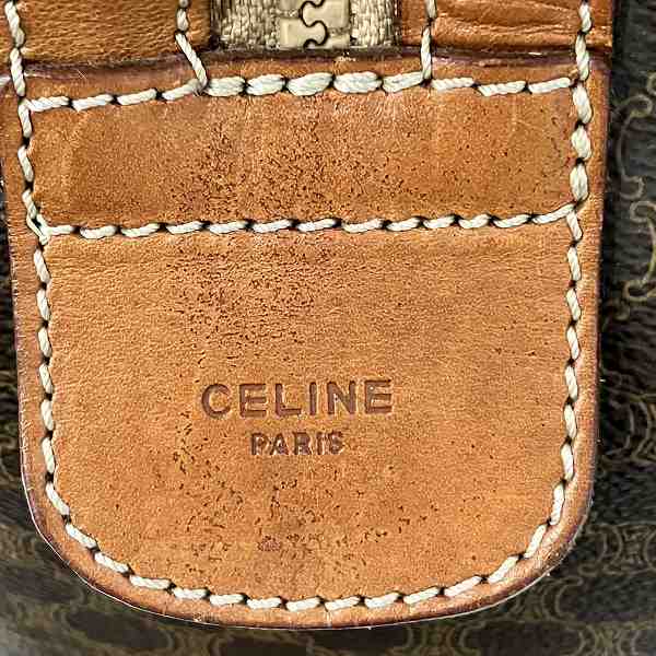 Celine Macadam PVC Leather Boston Bag MO8 Travel Bag in Good Condition