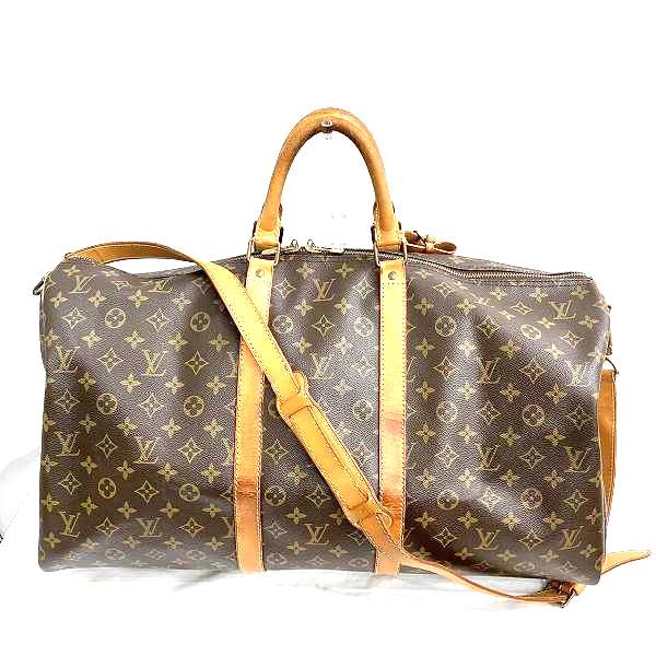 Louis Vuitton Monogram Keepall Bandouliere 55 Travel Bag M41414 in Good Condition