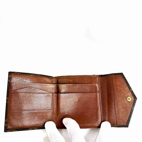 Louis Vuitton Monogram Bifold Wallet M61660 in Good Condition