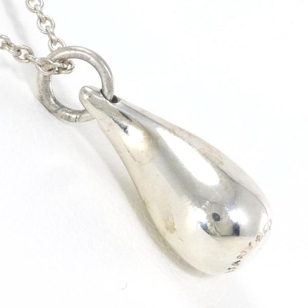 Tiffany & Co Teardrop Silver Necklace 41cm in Excellent Condition