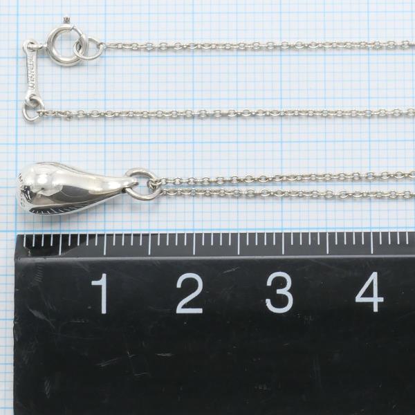 Tiffany & Co Teardrop Silver Necklace 41cm in Excellent Condition