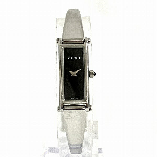 Gucci 1500L Quartz Black Dial Bangle Watch