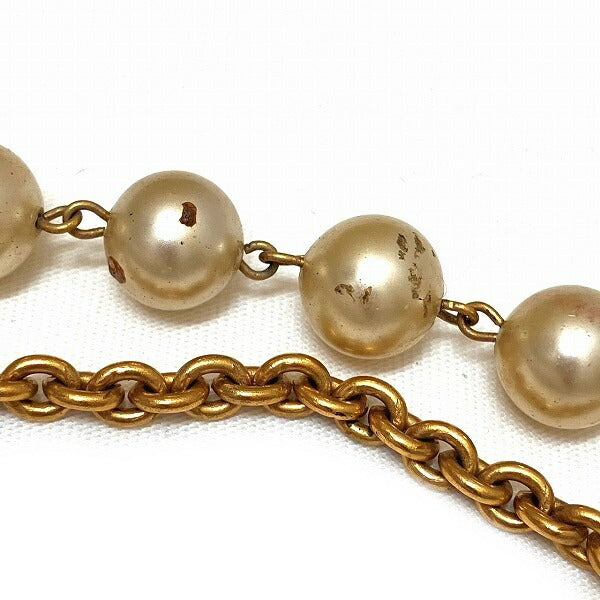 Chanel Faux Pearl Long Necklace