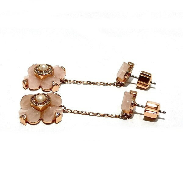 Kate Spade Women's Earrings - Brass, Pink - Preowned