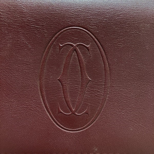 Cartier Must Line Leather Clutch Bag in Fair Condition