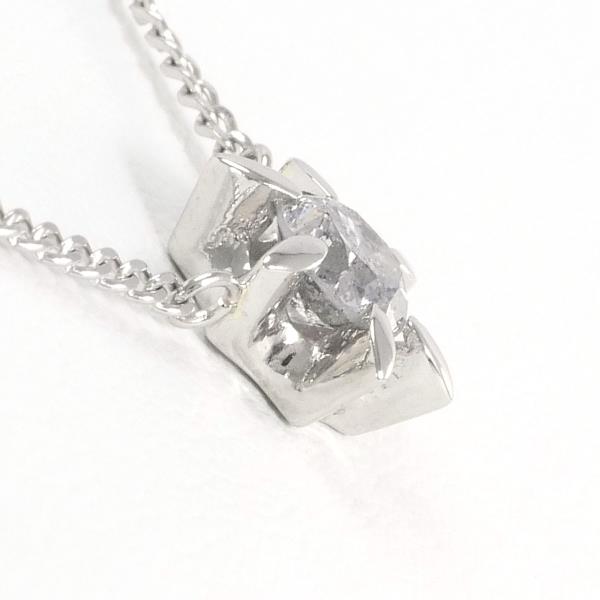 PT900 Platinum and PT850 Platinum Necklace with 0.36ct Diamond, Length Approx. 41cm, Total Weight Approx. 2.9g, for Women