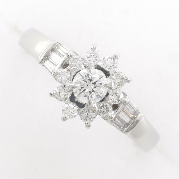 PT900 Platinum Diamond Ring 14