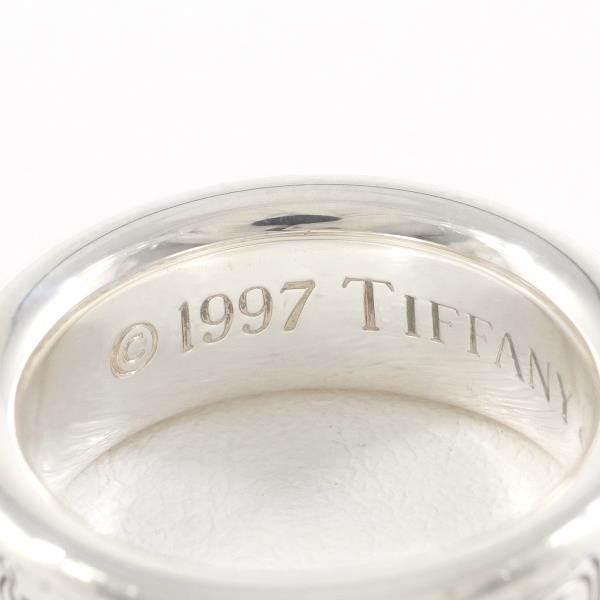 Tiffany & Co 1837 Silver Ring 6.5 in Pristine Condition