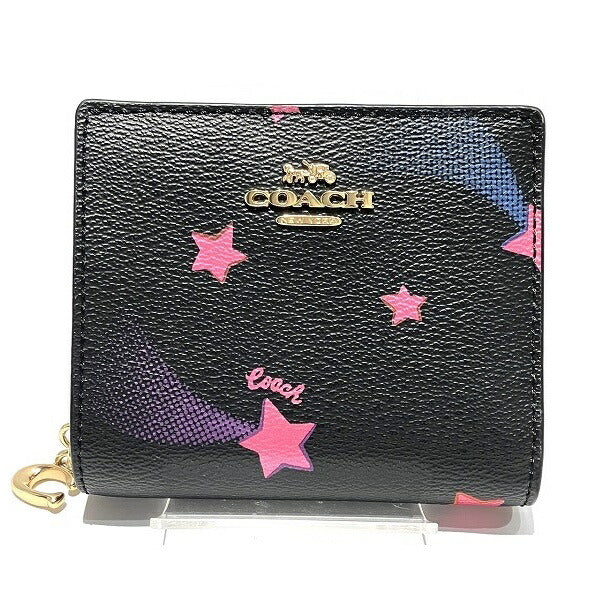 Coach PVC Disco Star Bifold Wallet C7297 in Good Condition