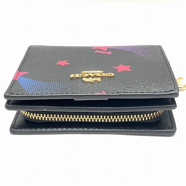 Coach PVC Disco Star Bifold Wallet C7297 in Good Condition