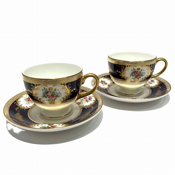 Wedgwood Grosvenor Garden Cup and Saucer Set - 2 Pieces in Good Condition