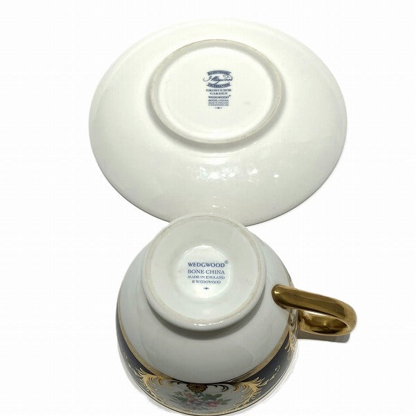 Wedgwood Grosvenor Garden Cup and Saucer Set - 2 Pieces