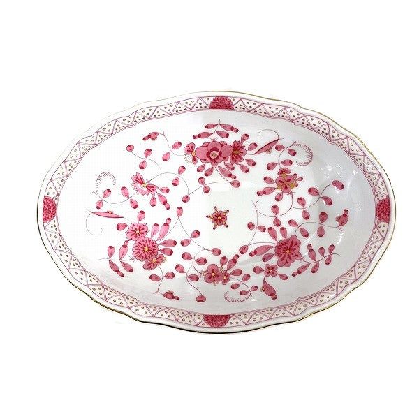 Meissen Indian Flower Oval Platter Dish