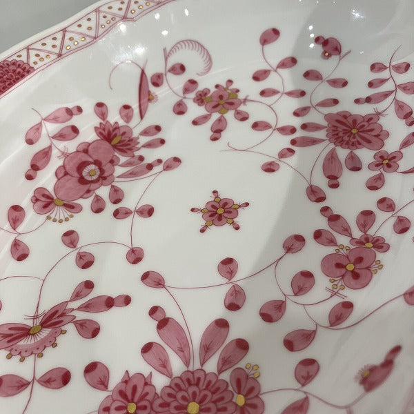 Meissen Indian Flower Oval Platter Dish Plate in Good Condition