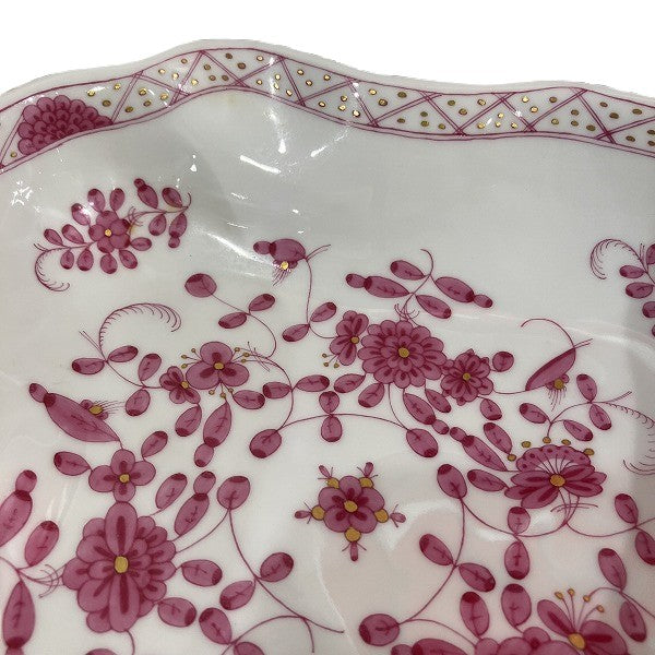 Meissen Indian Flower Ceramic Plate in Good Condition