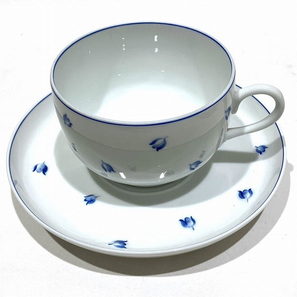 Limoges Muguet Cup Saucer Set of 2 Antique Porcelain in Good Condition