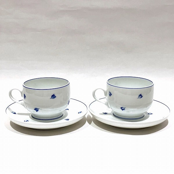 Limoges Muguet Cup Saucer Set of 2 Antique Porcelain in Good Condition