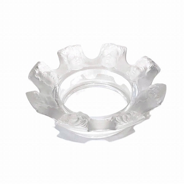 Lalique Saint Nicholas Crystal Glass Ashtray Antique in Great Condition