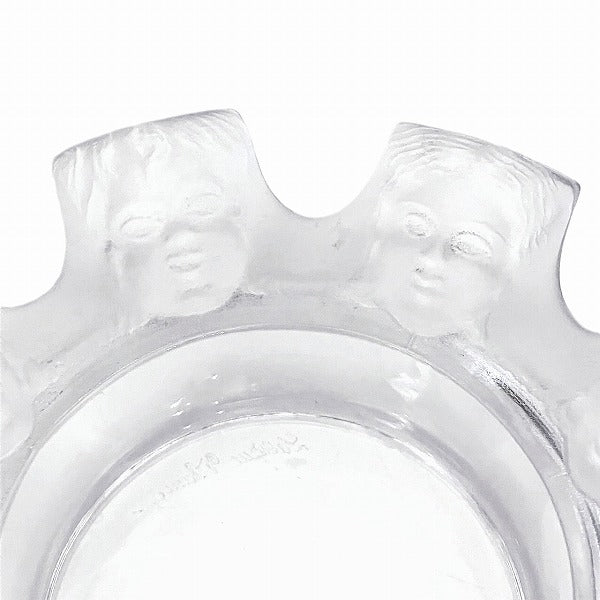 Lalique Saint Nicholas Crystal Glass Ashtray Antique in Great Condition