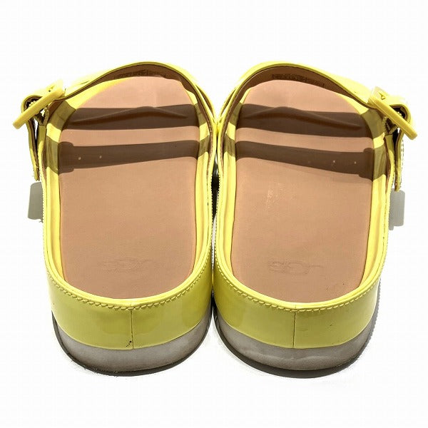 Leather Yellow Sandals for Women in Good Condition