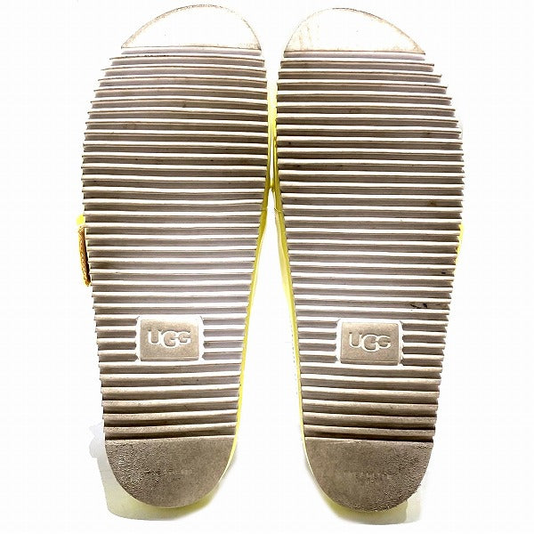 Leather Yellow Sandals for Women in Good Condition