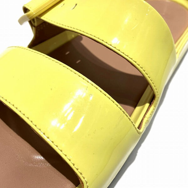 Leather Yellow Sandals for Women in Good Condition