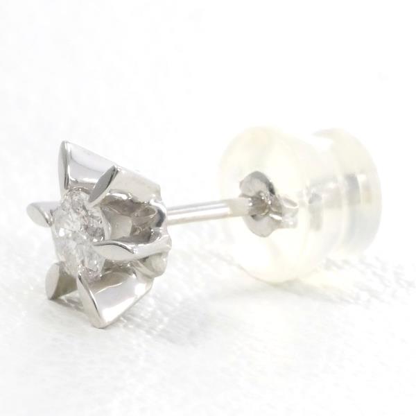 PT900 Platinum Diamond Earring 0.15ct in Great Condition