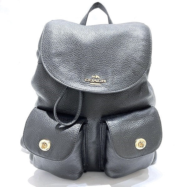 Coach Pebbled Leather Billy Backpack F37410 in Great Condition