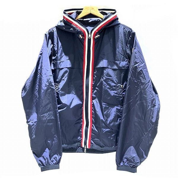 Moncler Navy Nylon Jacket D10914163205 in Good Condition