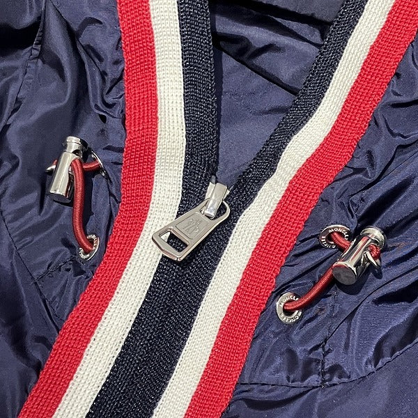 Moncler Navy Nylon Jacket D10914163205 in Good Condition