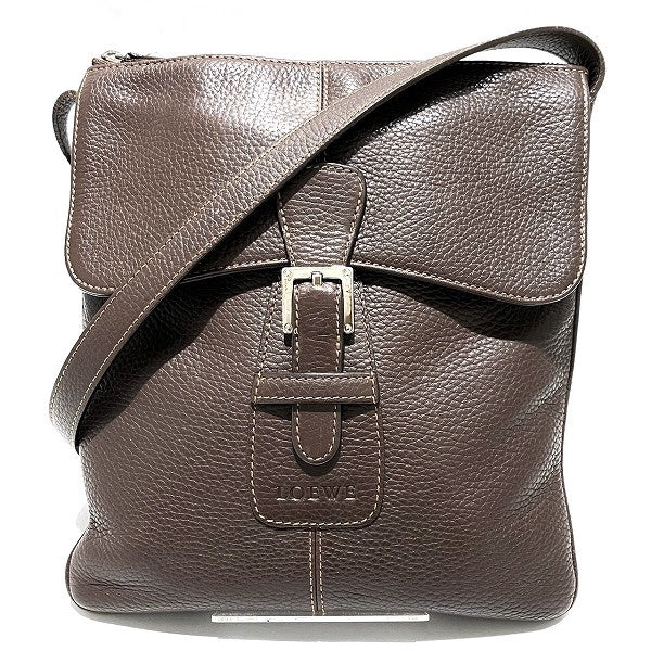 Loewe Leather Senda Shoulder Bag Unisex