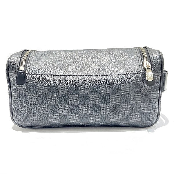 Louis Vuitton Damier Graphite Toiletry Pouch Clutch N47625 in Good Condition