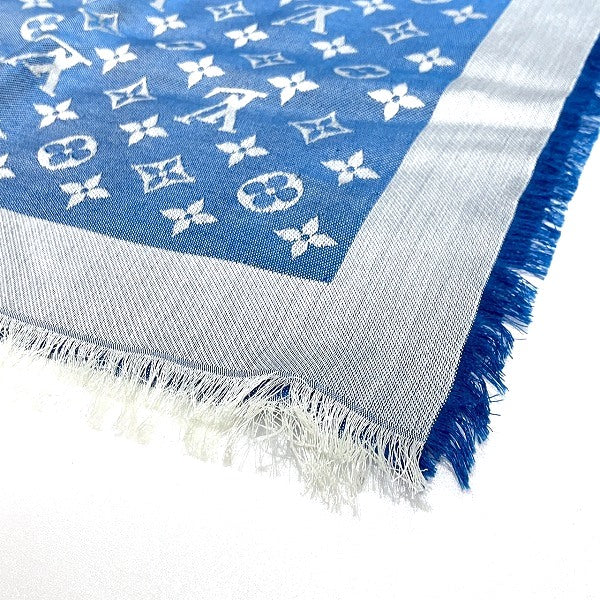 Louis Vuitton Monogram Denim Shawl M74019 Scarf in Great Condition