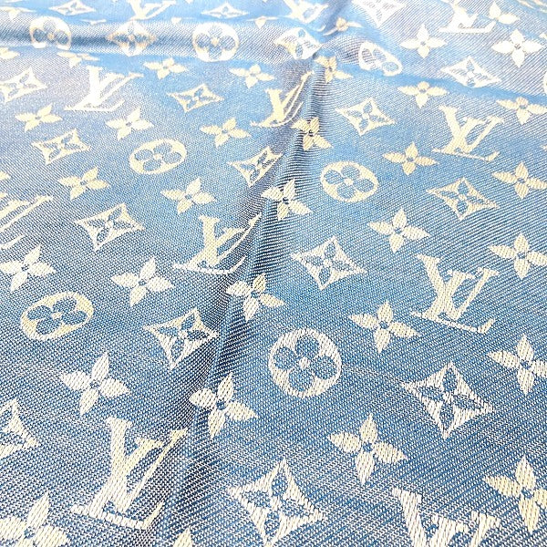 Louis Vuitton Monogram Denim Shawl M74019 Scarf in Great Condition