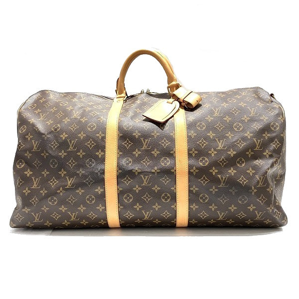 Louis Vuitton Monogram Keepall Bandouliere 60 Travel Bag M41412 in Good Condition