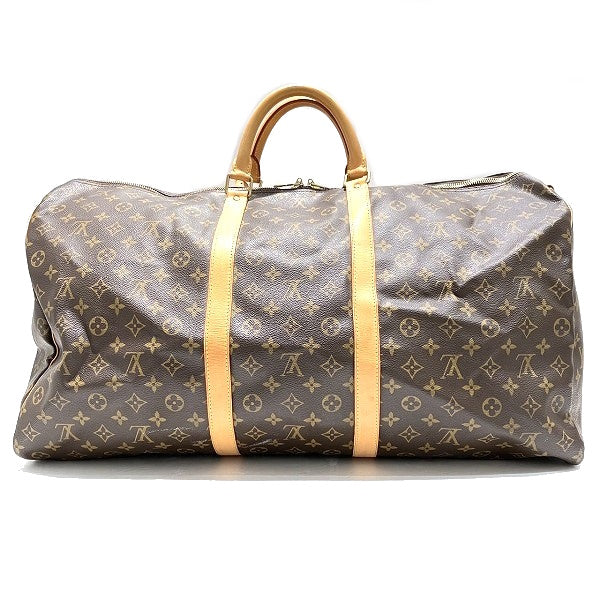 Louis Vuitton Monogram Keepall Bandouliere 60 Travel Bag M41412 in Good Condition