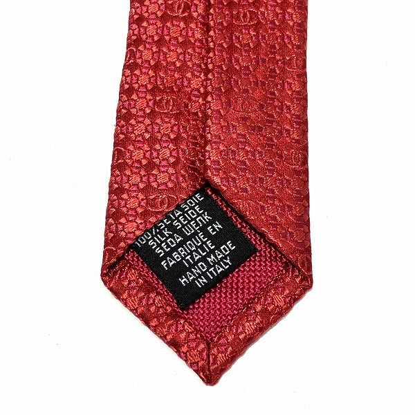 Chanel Red Silk Tie for Men in Great Condition