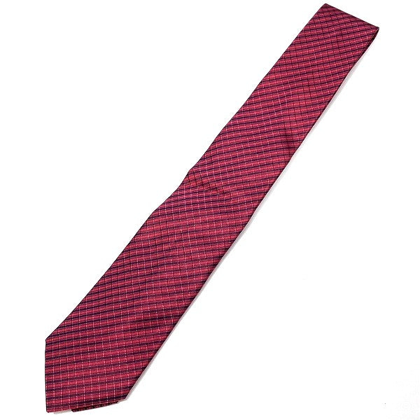 Louis Vuitton Red Silk Tie in Great Condition