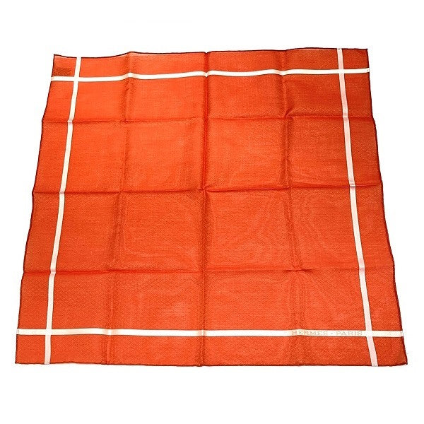 Hermes Jacquard H Cotton Handkerchief