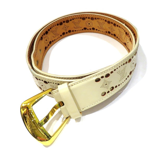 Louis Vuitton Leather Belt M9680 in Good Condition