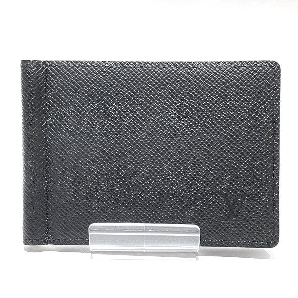 Louis Vuitton Taiga Leather Money Clip Wallet M62978 in Good Condition