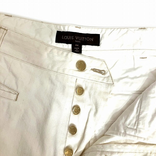 Louis Vuitton White Denim Pants RM061