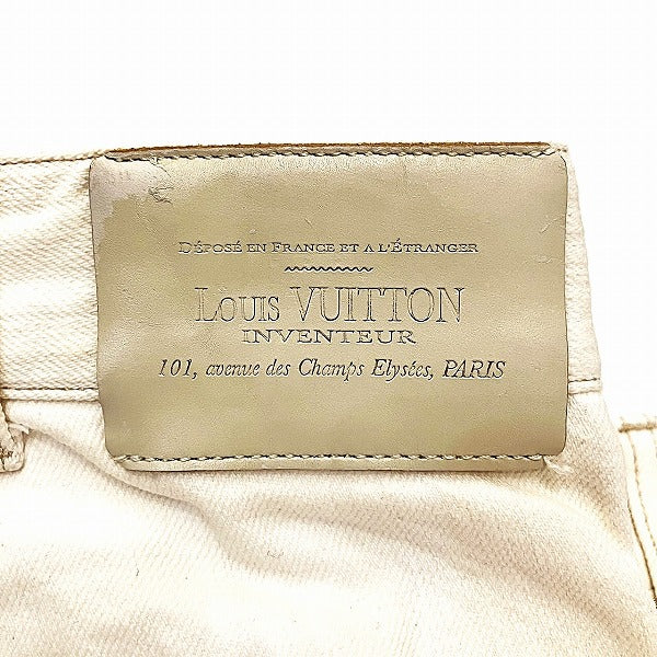 Louis Vuitton White Denim Pants RM061