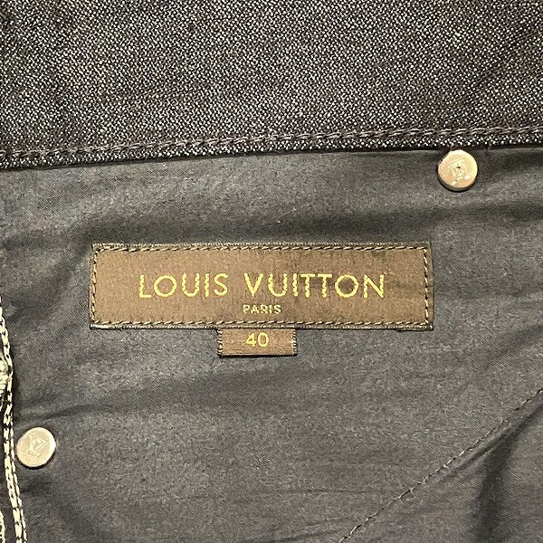 Louis Vuitton Denim Shorts Black in Good Condition