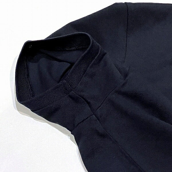 Moncler Dark Navy Cotton Polo Shirt M Size in Good Condition