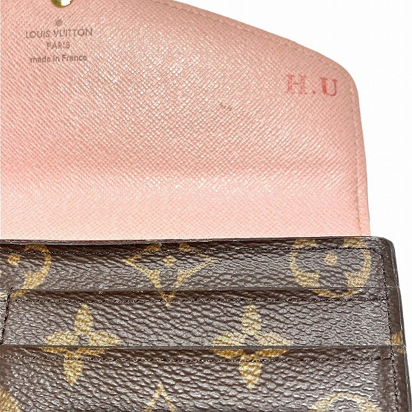 Louis Vuitton Monogram Portefeuille Sarah Rose Ballerine Long Wallet M62235 in Fair Condition