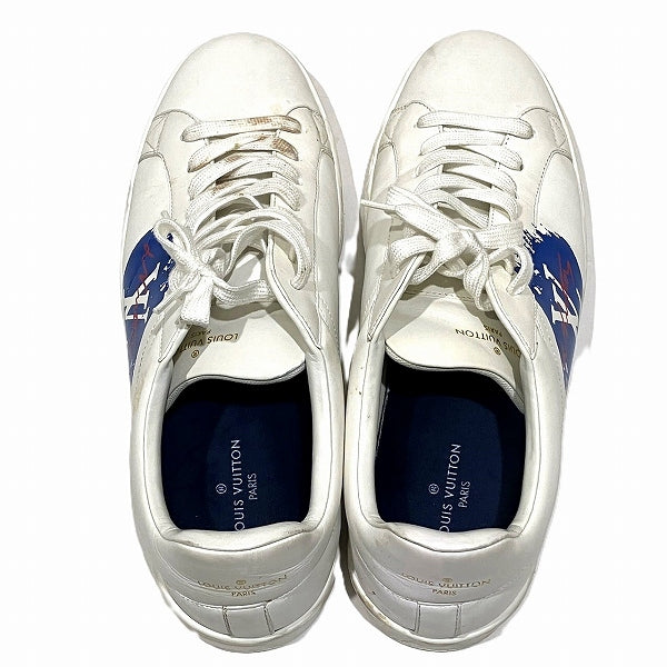 Louis Vuitton Luxembourg Line Paint Logo Sneakers in Good Condition