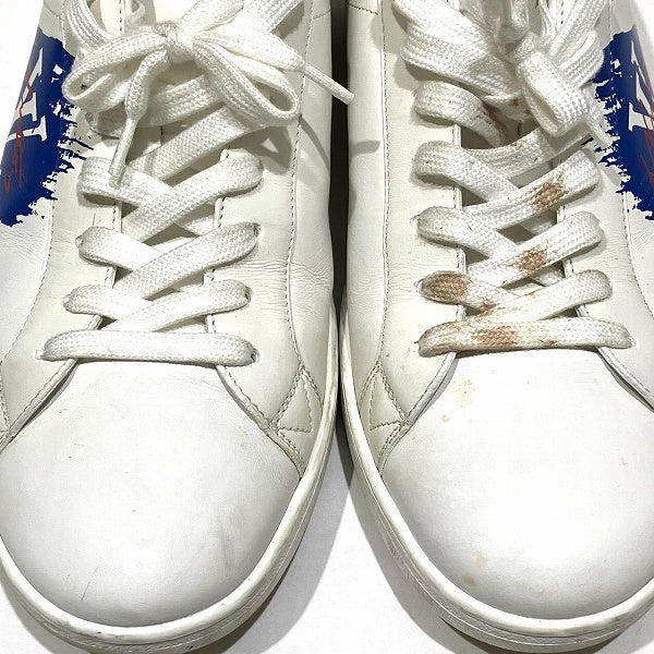 Louis Vuitton Luxembourg Line Paint Logo Sneakers in Good Condition