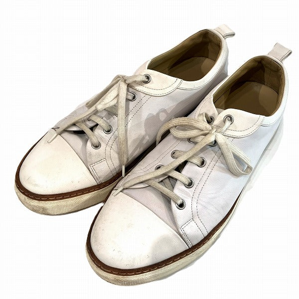 Hermes Leather White Sneakers