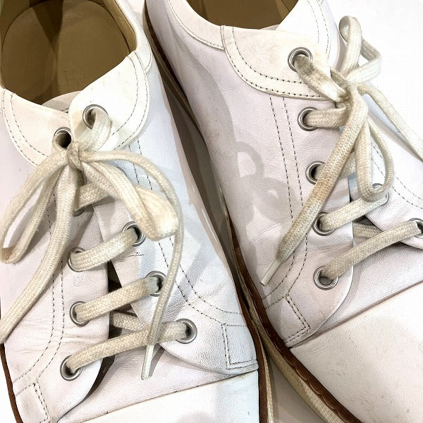 Hermes Leather White Sneakers